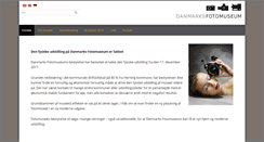 Desktop Screenshot of fotomuseum.dk
